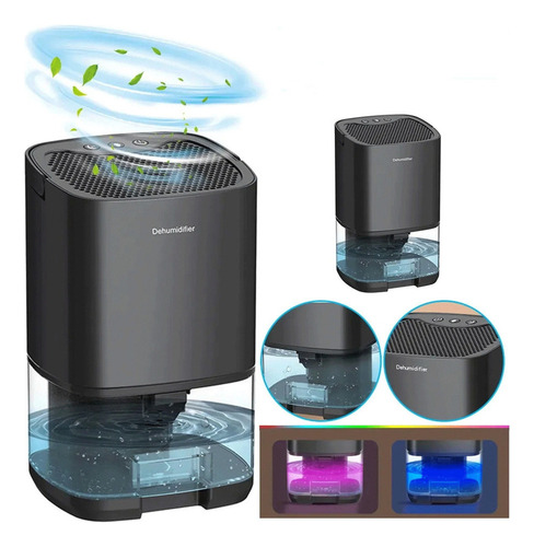 S Deshumidificador Eléctrico Genérica B1 Negro 110v/220v