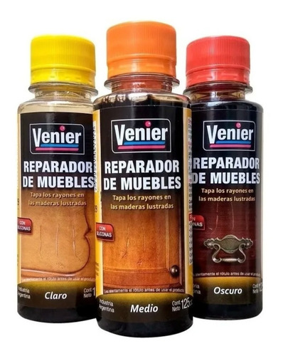 Reparador De Muebles Venier Claro Medio Oscuro 125cc