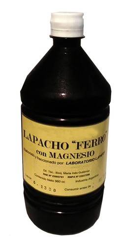 Lapacho Ferro Extracto C/magnesio Concentrado 1lts En Caba