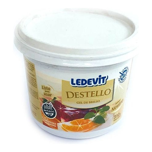 Destello - Gel De Brillo Neutro Ledevit X310 Gr Sin Tacc