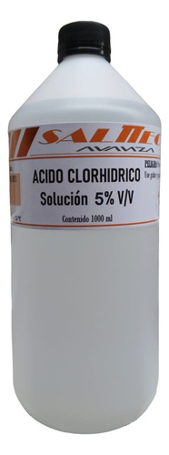 Acido Clorhidrico Solución 5% V/v X 1000 Ml - Salttech