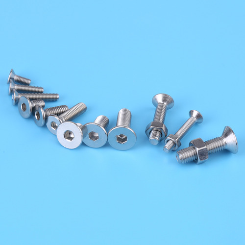 De Tornillos De Cabeza Plana De Acero Inoxidable M3 M4 M5,