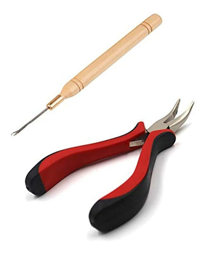 Imagen 2 de 3 de Kit De Extensión De Pelo Alicates De Gancho Para Tirar