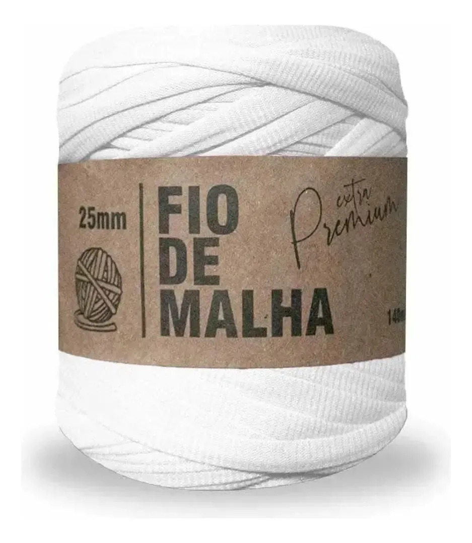 Fio De Malha Extra Premium 25mm 140m - Fischer Cor 06- Off White