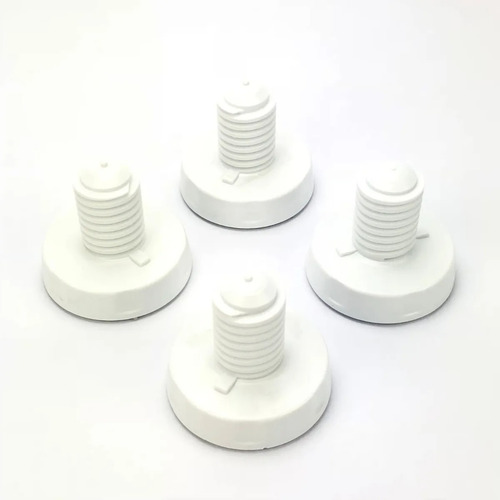 Imagem 1 de 8 de 4x Pé Para Lavadora Electrolux Ltd11 Lt13b Ltd09 Lt09b Ltd06