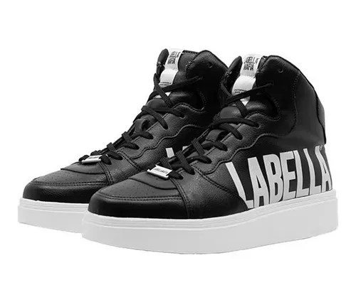Tenis Labellamafia London Higt Preto Cano Alto Feminino
