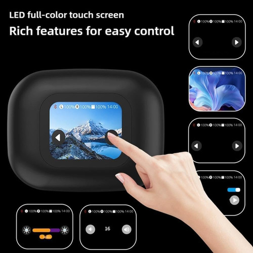 Fones De Ouvido Inteligentes Com Tradutor Bluetooth Com Tela