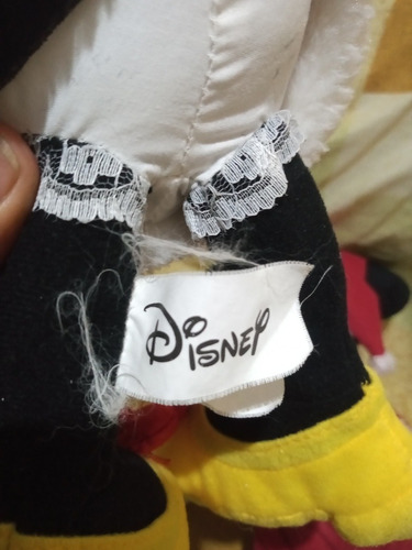 Mickey Y Minnie Mouse Peluches Navideño Disney Original (Usado)