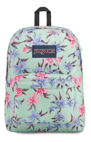 Mochila Jansport Superbreak Vintage Irises 25 Litros