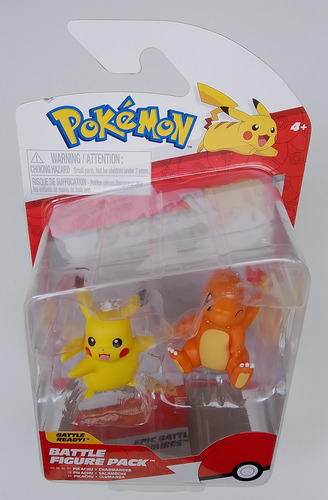 Jazwares Pokemon Battle Figure Pack - Pikachu & Charmander