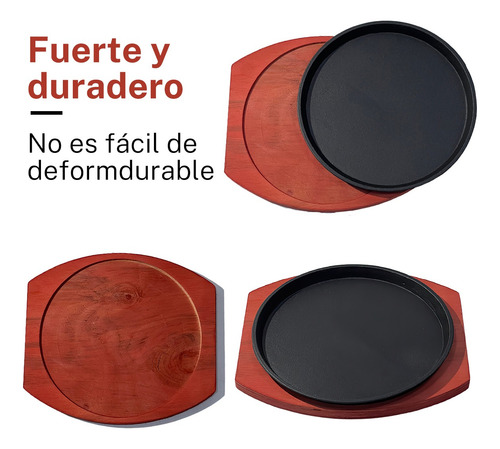 1 X Plato De Hierro Fundido Para Carne,sartén,carne,mariscos