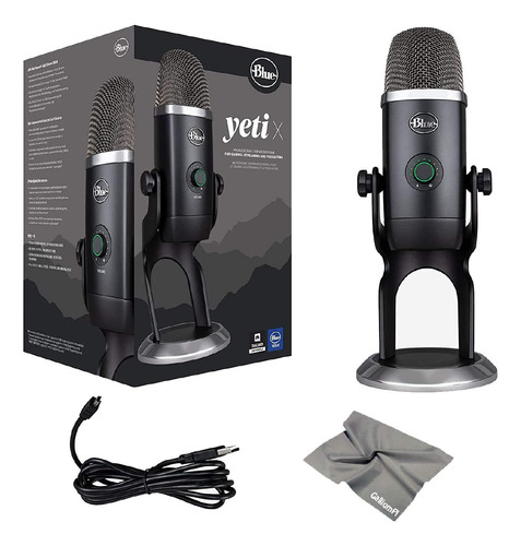 Micrófono Logitech Yeti X Blue Voice Esterio Profesional Usb