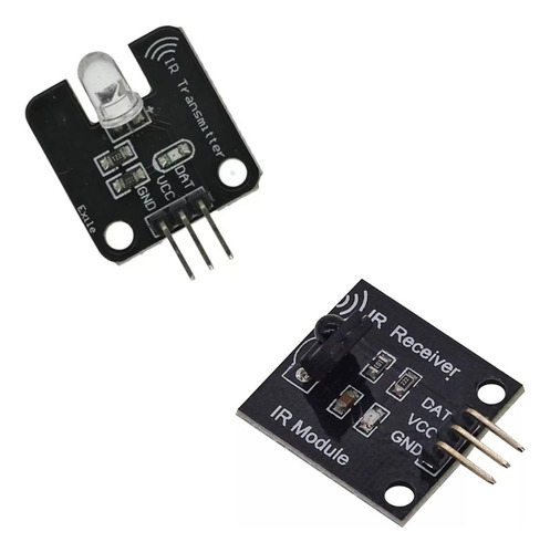 2x Pçs 5v Ir Infrared Infravermelho Encoder Decoder Tx Rx Io