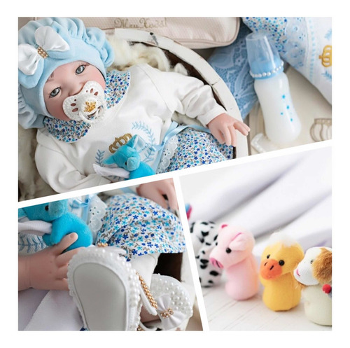 Bebe Reborn Silicone Menina Promocao Boneca Princesa + Bolsa