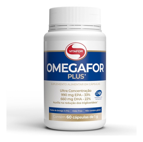 Omegafor Plus Omega 3 60 Capsulas Vitafor