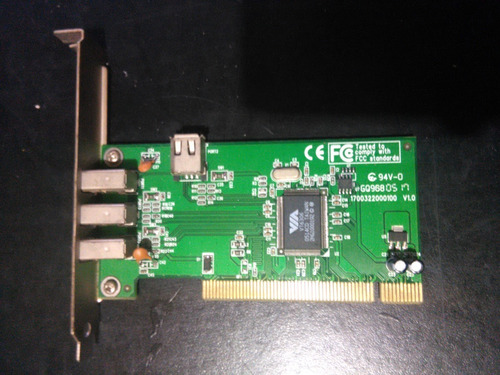 Tarjeta Pci Advantek 1394 Firewire 400 4 Puertos.