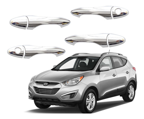 Cubre Manillas Cromada Hyundai Tucson 2011-2015 Set