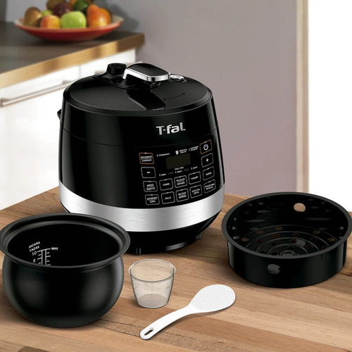 Imagen 4 de 6 de Olla De Presión T-fal Multifunción 10 En 1 Multi Chef Receta