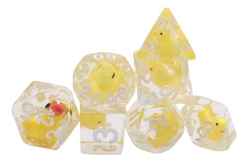7 Piezas De Dados Poliédricos D4-d20 Dados De Varios Lados