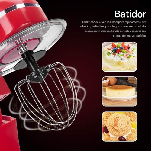 Batidora Planetaria Marvo Hbr-131 Mezcladora De Alimentos 5l