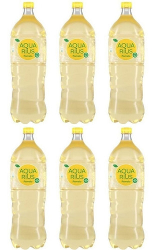 Agua Saborizada Aquarius Pomelo 1,5 Lts X6 Zetta Bebidas