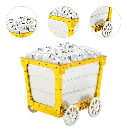 Suministros De Adornos De Carrito De Plata De Oro