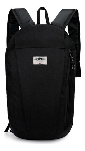 Mochila Para Computadora South Port Impermeable 10l Color Negro