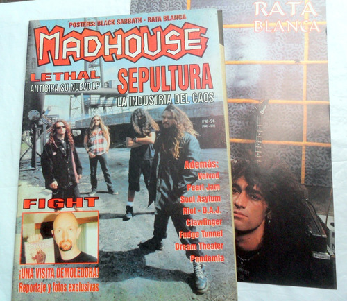 Madhouse 40 Fight Lethal Sepultura Voivod Pearl Jam S Asylum