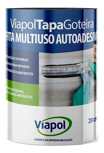 Fita Tapa Goteira Sleeve 20cm - Viapol