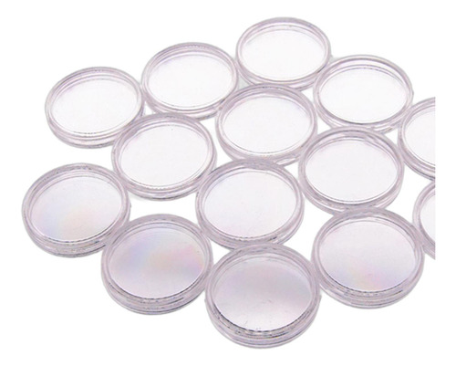 Cápsulas De Monedas Transparentes De 100 Piezas Propiedad