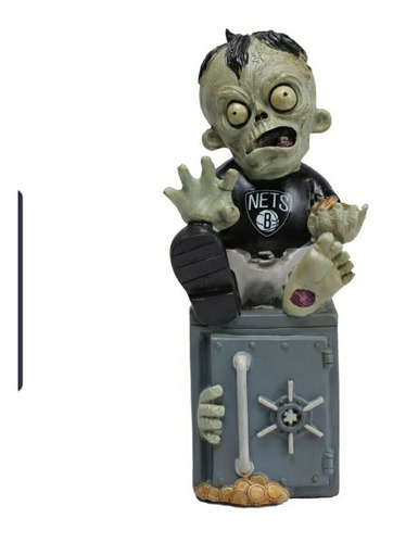 Alcancia Cepo Figura Zombie Caja Fuerte Nets Nba