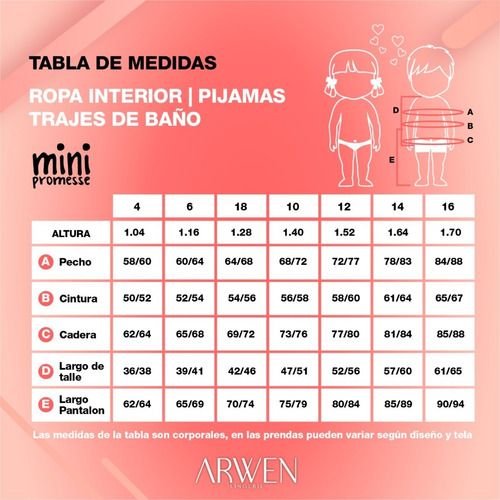 Imagen 6 de 9 de Bombachas Nena Pack X 4 Vedetina Mini Promesse Art 12175