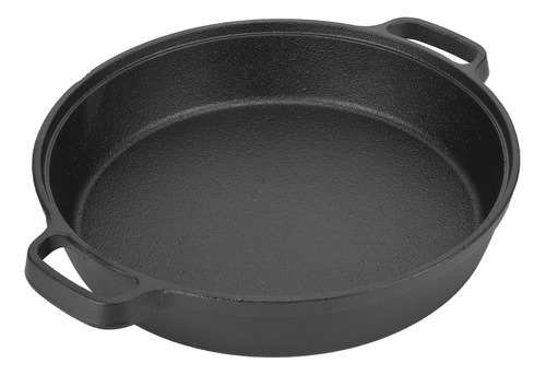 Sartén De Cocina, 25 Cm De Grosor, De Hierro Fundido, Plana