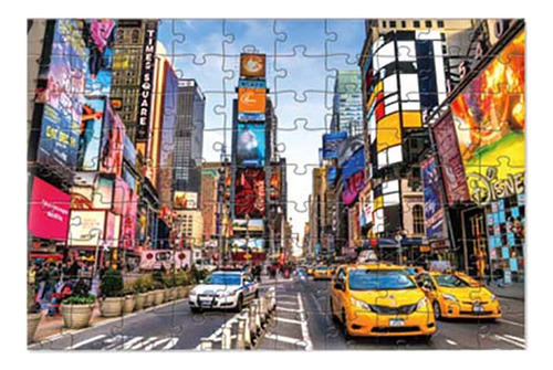 Rompecabezas Puzzle 1000 Piezas Time Square Nueva York Eeuu