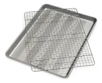 Comprar Bandeja Media Hoja Rejilla Refrigeracion Horneado Juego 2