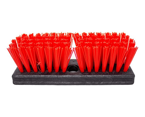 Cepillo El Castor 1108-p De Polipropileno 4 Piezas Rojo