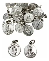 Comprar 10 Medallas Dijes Virgen Lujan Sagrado Corazon Jesus Italy