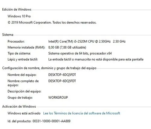 Toshiba Tecra R840 Intel Core I5 2.50ghz 8gb Ram 320gb Hdd (Reacondicionado)