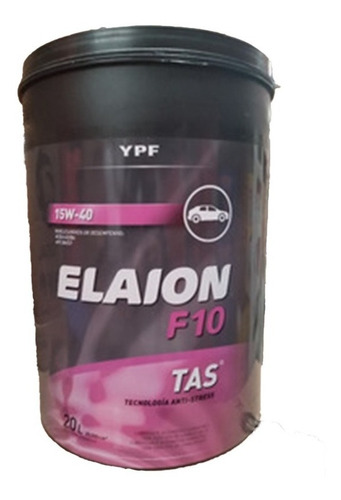 Elaion F10 15w40 X20 Litros Ypf Mineral
