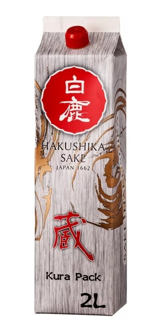 Sake Saque Premium Hakushika Japonês Kura Pack 2l 2000ml