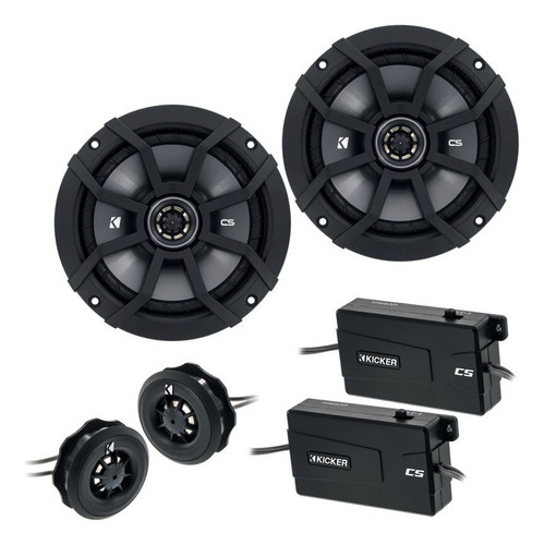 Set De Medios Kicker De 6.5 2 Vias Mod Css65