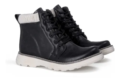 Botas Mujer Botitas Moda Borcegos Acordonados