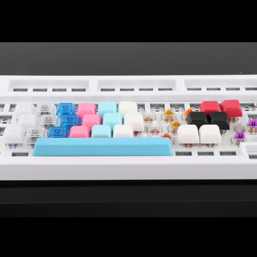 6,25u Pbt Barra De Espaço Keycaps Coloridos Para Azul