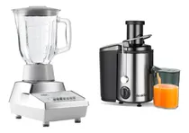 Comprar Licuadora Man 9090 1.5l De Vidrio+extractor De Jugos
