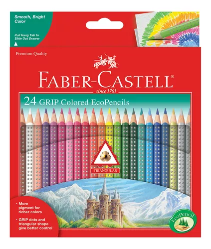 Comprar Lápices de color Faber Castell, triangulares -12 uds