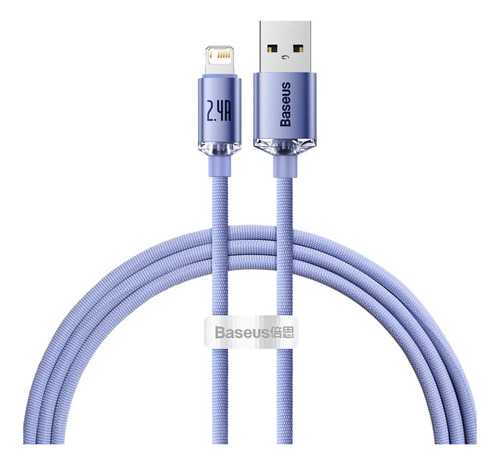 Cable Usb A A Lightning 1.2m Para iPhone 14 13 12 20w Baseus