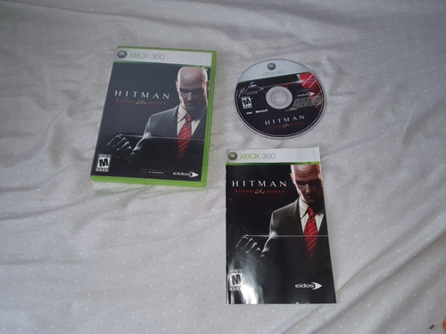 Hitman Blood Money Xbox 360 Original Mídia Física 