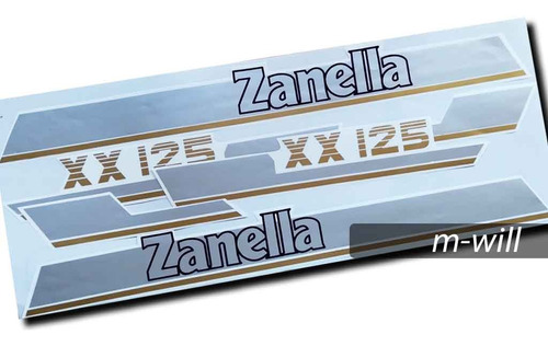 Set Calcos Zanella Xx 125