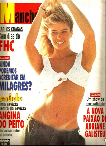 Revista Manchete 2245/93 - Adriane Galisteu/claudia Ohana