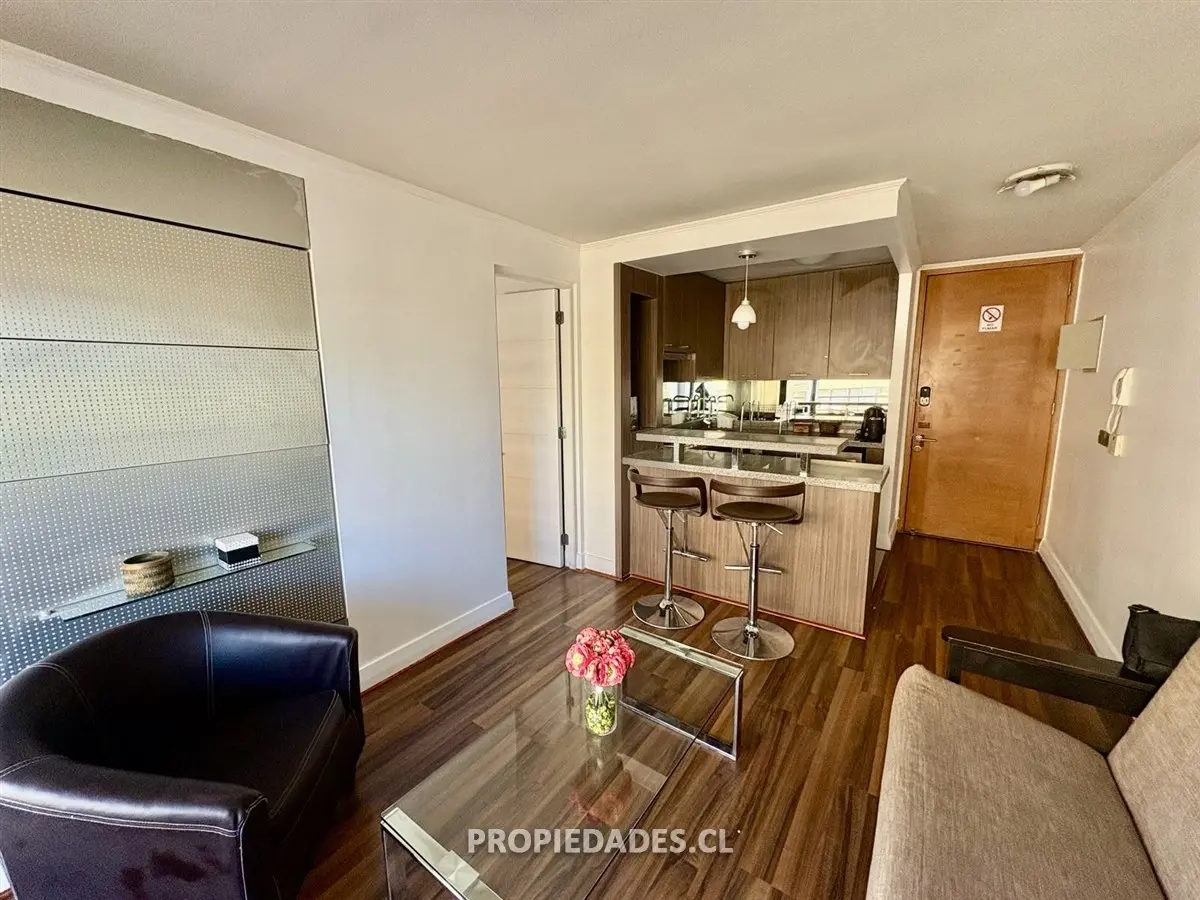 Imagen 2 de 13 de Departamento En Arriendo De 1 Dorm. En Las Condes